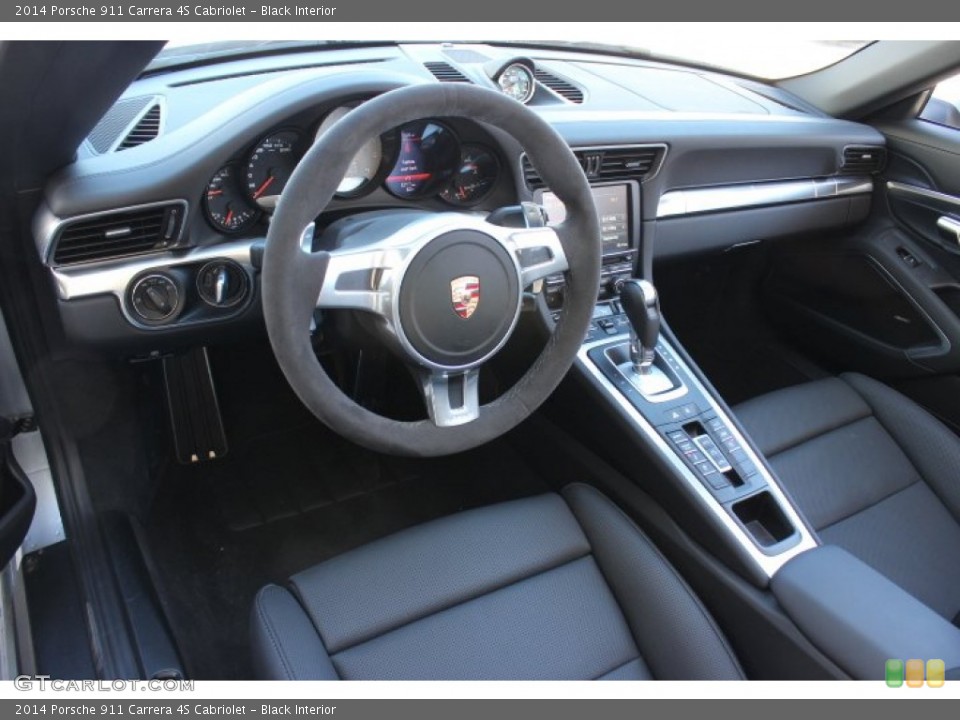 Black Interior Prime Interior for the 2014 Porsche 911 Carrera 4S Cabriolet #89946298