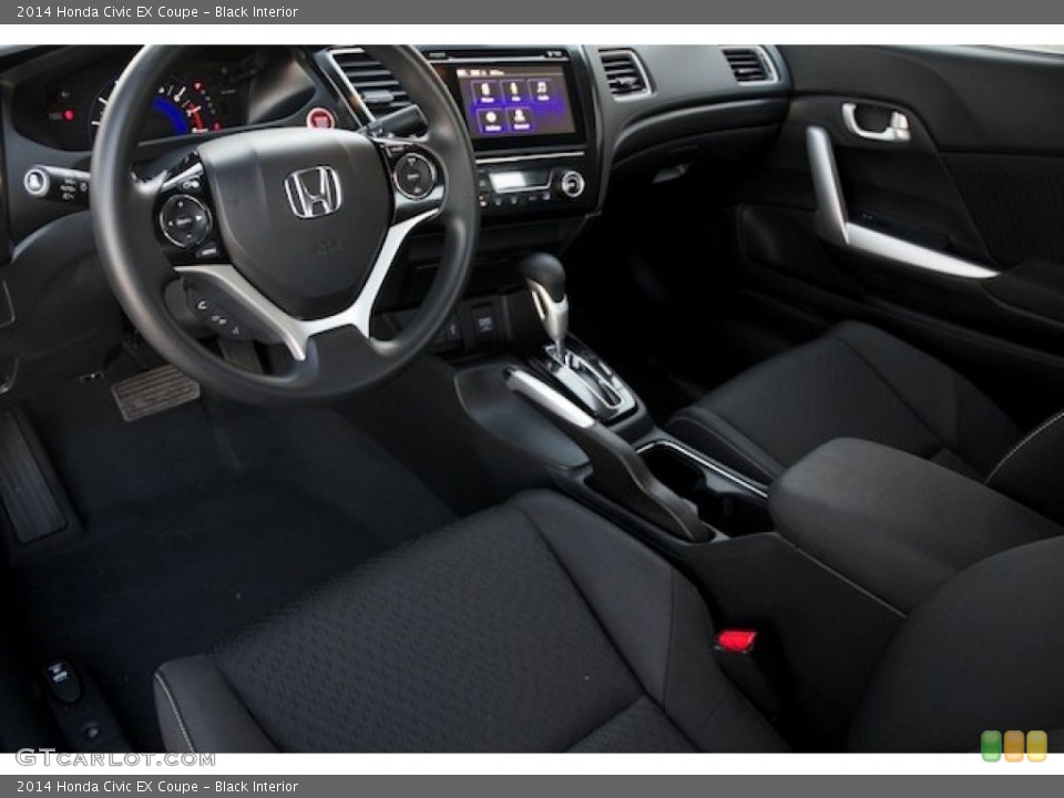 Black Interior Prime Interior for the 2014 Honda Civic EX Coupe #89953553
