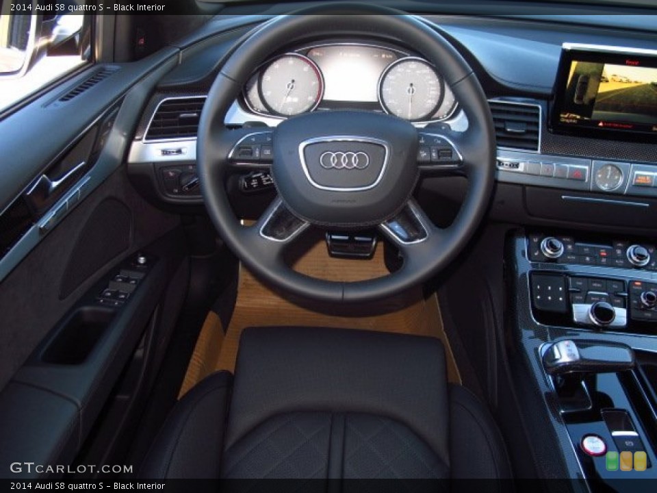 Black Interior Steering Wheel for the 2014 Audi S8 quattro S #89955050