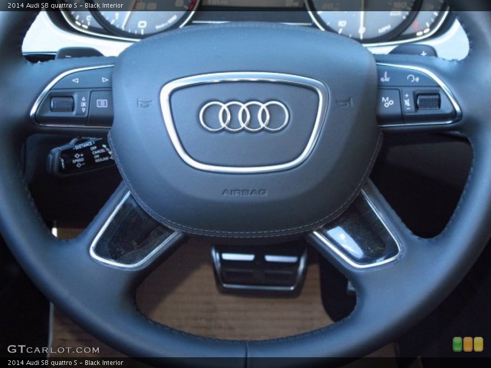 Black Interior Steering Wheel for the 2014 Audi S8 quattro S #89955188