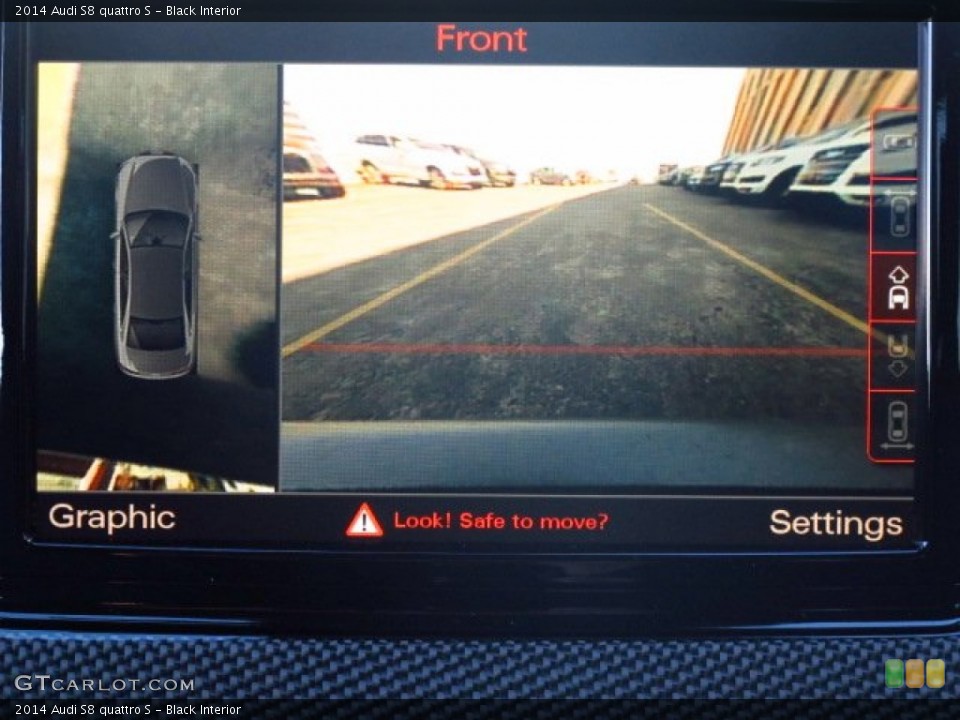 Black Interior Controls for the 2014 Audi S8 quattro S #89955305