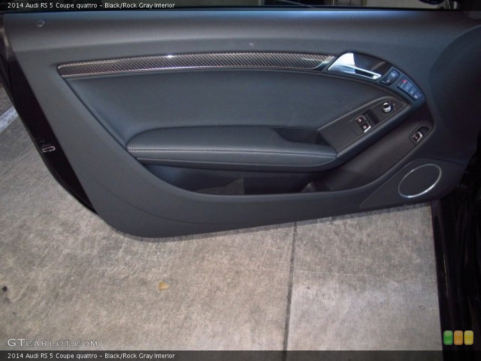 Black/Rock Gray Interior Door Panel for the 2014 Audi RS 5 Coupe quattro #89956053