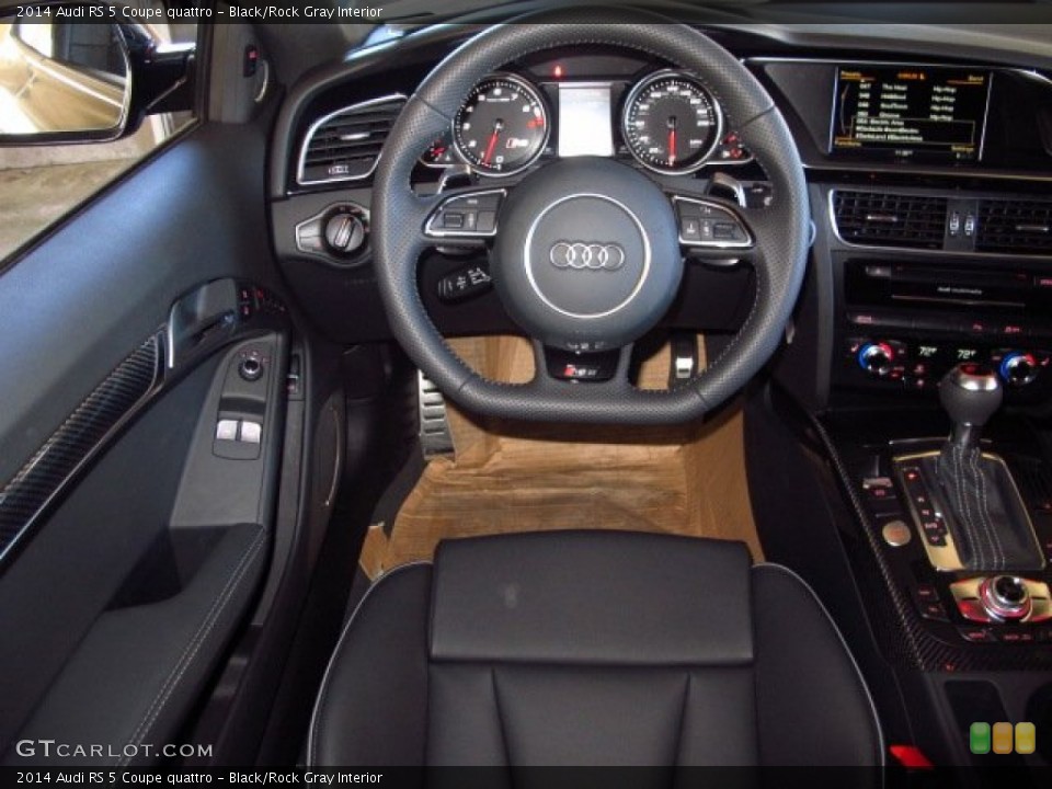 Black/Rock Gray Interior Dashboard for the 2014 Audi RS 5 Coupe quattro #89956199