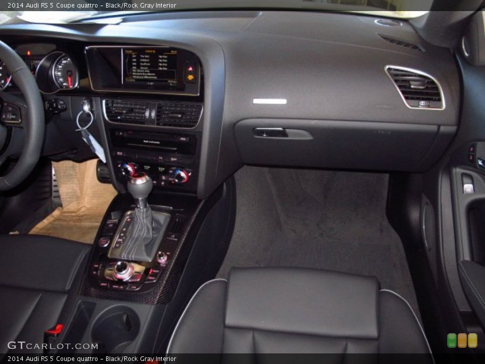 Black/Rock Gray Interior Dashboard for the 2014 Audi RS 5 Coupe quattro #89956221