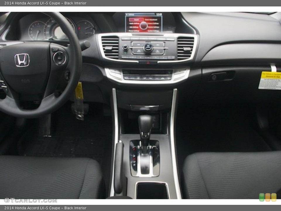 Black Interior Controls for the 2014 Honda Accord LX-S Coupe #89958864