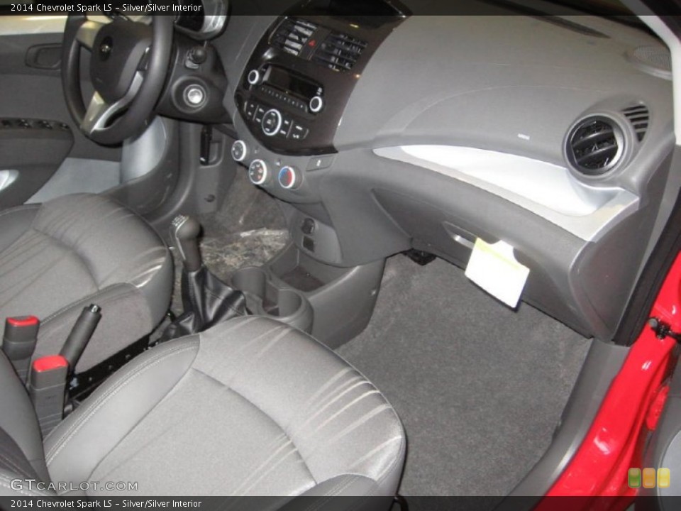 Silver/Silver Interior Dashboard for the 2014 Chevrolet Spark LS #89960243