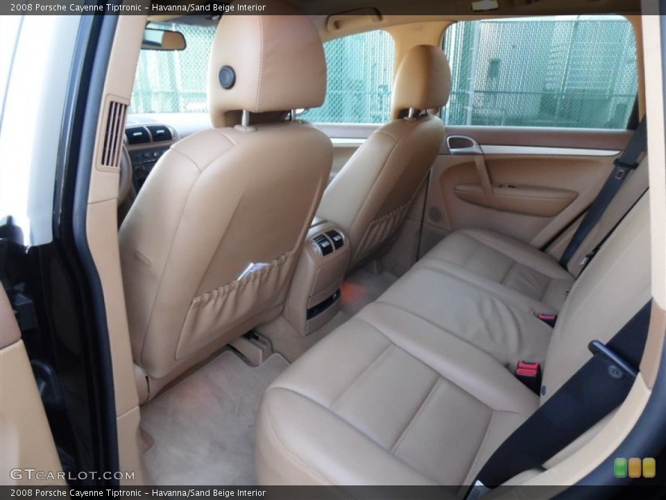 Havanna/Sand Beige Interior Rear Seat for the 2008 Porsche Cayenne Tiptronic #89960700
