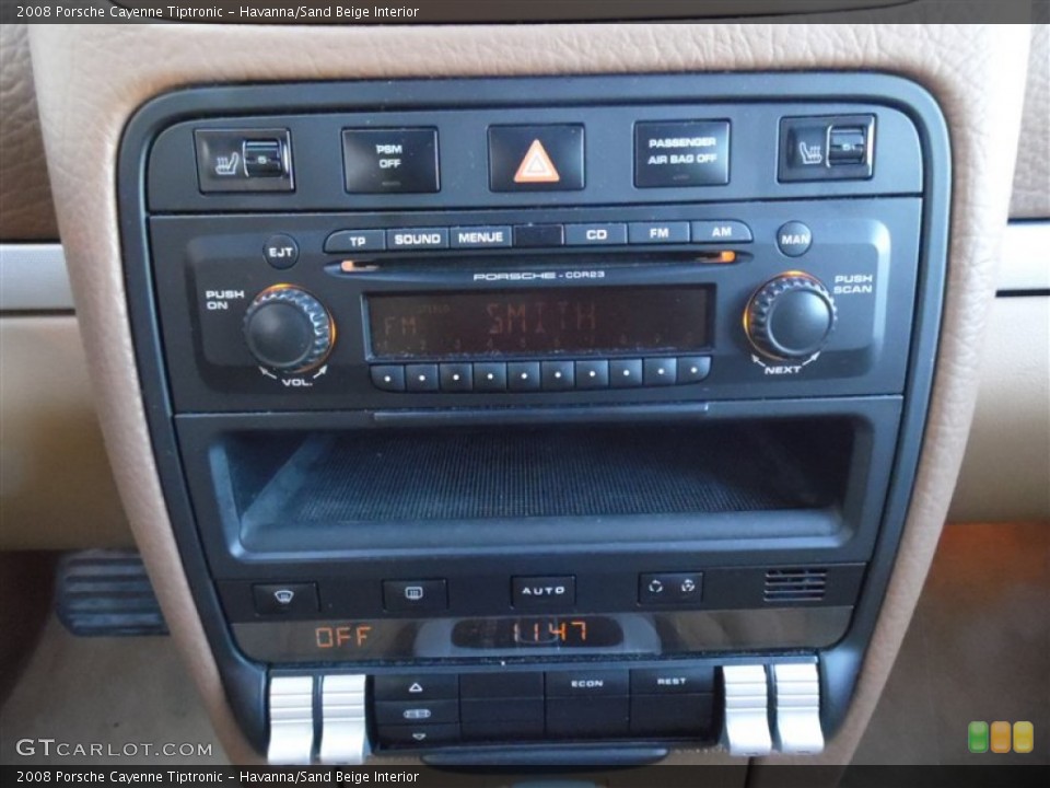 Havanna/Sand Beige Interior Controls for the 2008 Porsche Cayenne Tiptronic #89960850