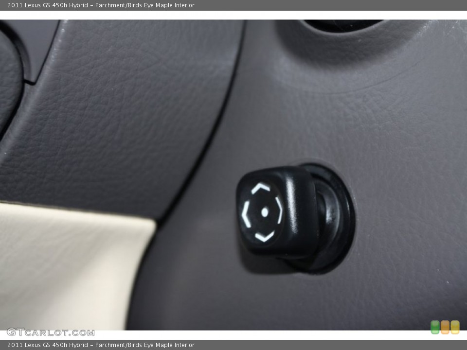 Parchment/Birds Eye Maple Interior Controls for the 2011 Lexus GS 450h Hybrid #89962827