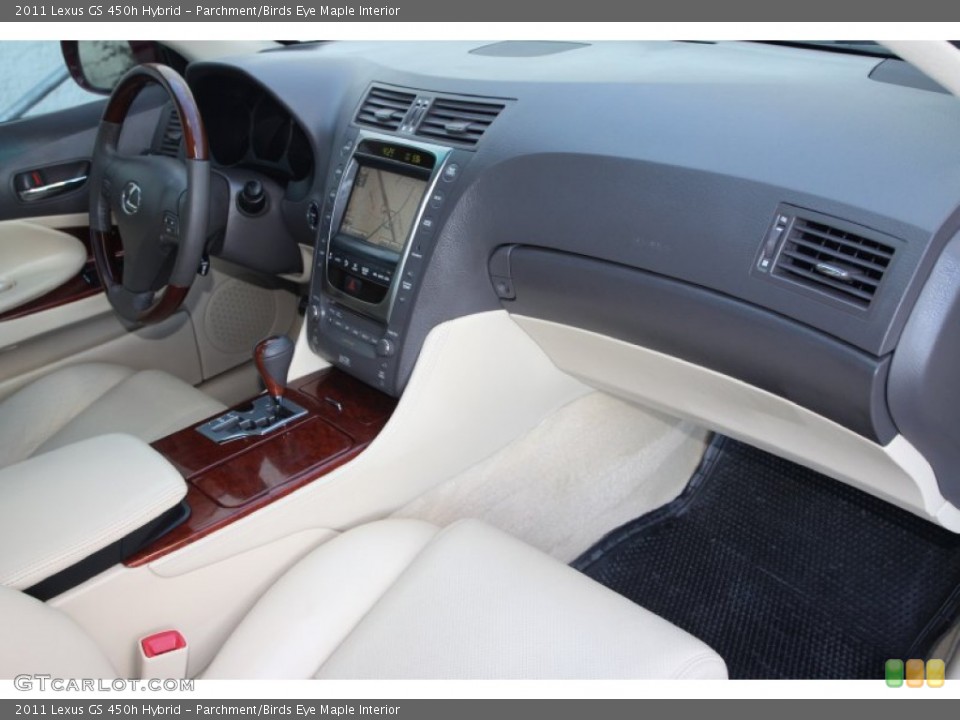 Parchment/Birds Eye Maple Interior Dashboard for the 2011 Lexus GS 450h Hybrid #89963121