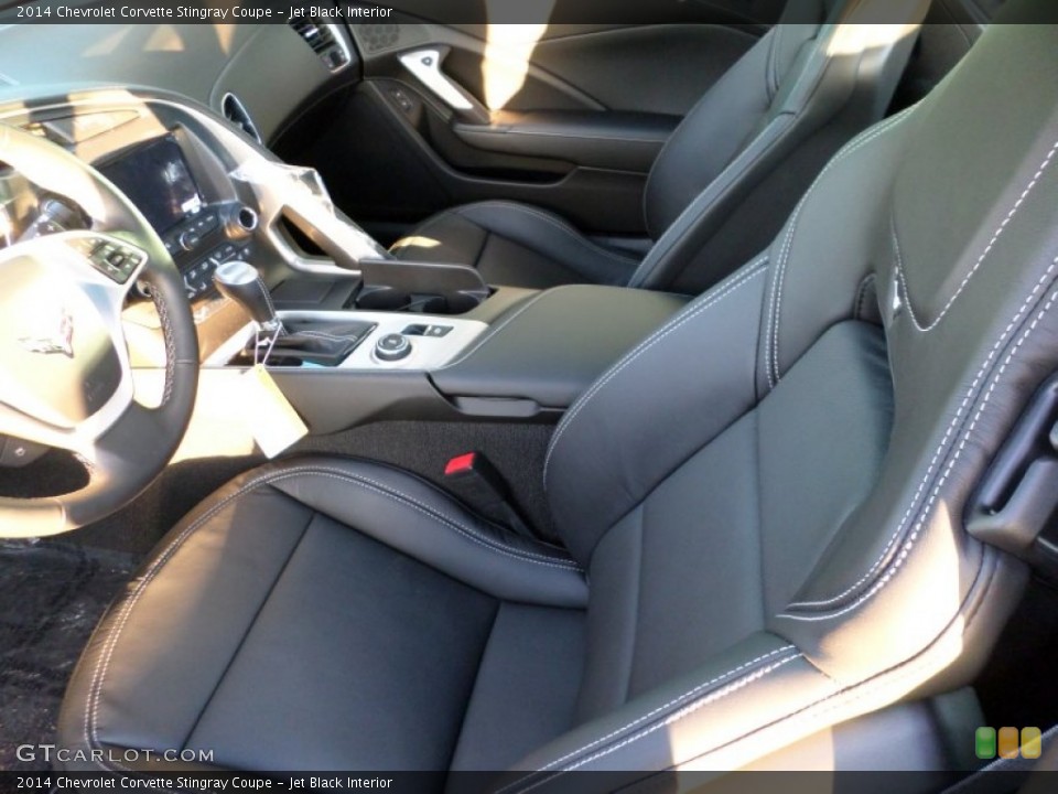 Jet Black Interior Front Seat for the 2014 Chevrolet Corvette Stingray Coupe #89964123