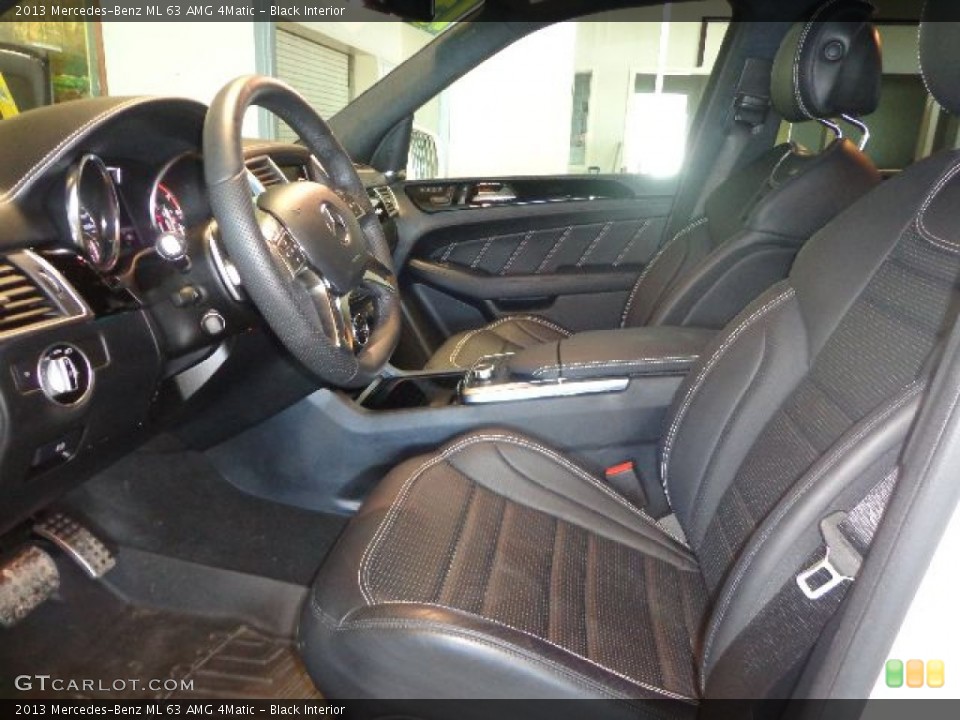 Black Interior Front Seat for the 2013 Mercedes-Benz ML 63 AMG 4Matic #89972247