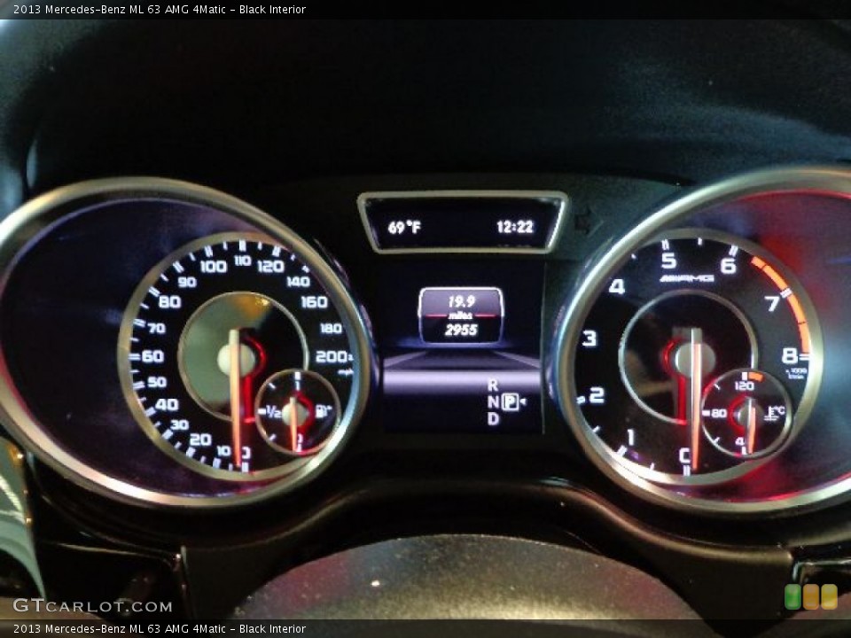 Black Interior Gauges for the 2013 Mercedes-Benz ML 63 AMG 4Matic #89972293