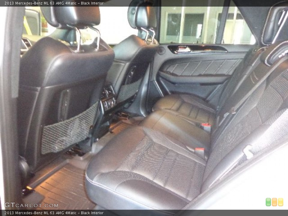 Black Interior Rear Seat for the 2013 Mercedes-Benz ML 63 AMG 4Matic #89972316
