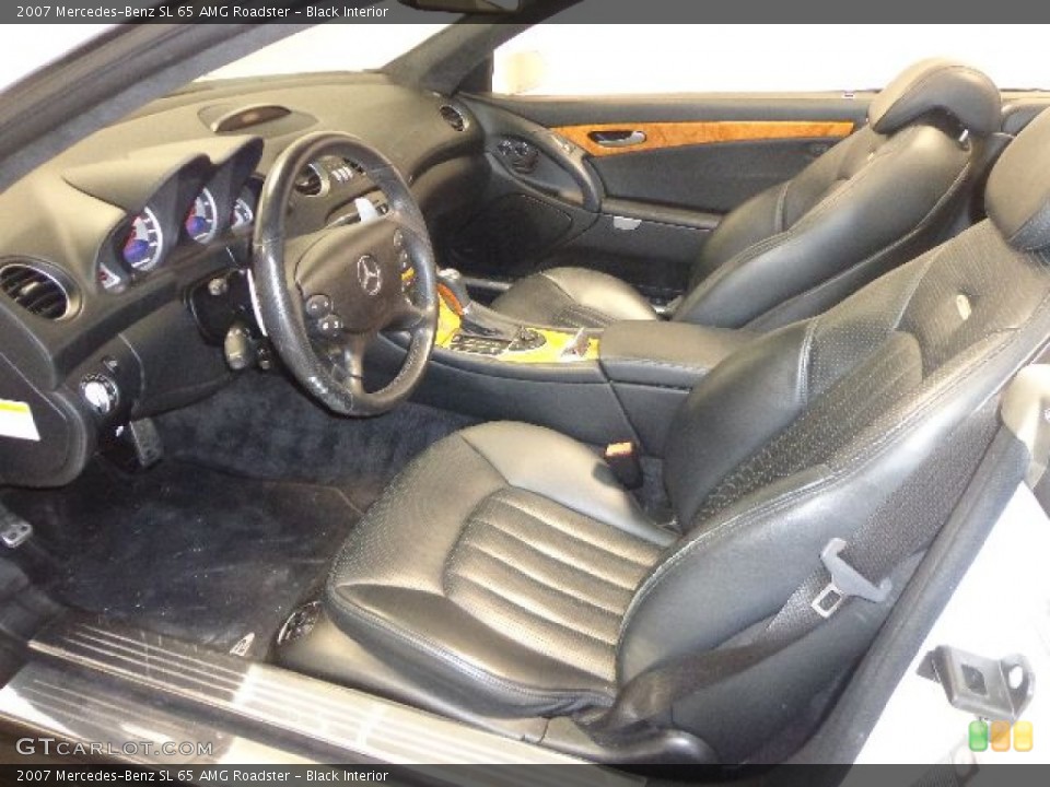 Black Interior Front Seat for the 2007 Mercedes-Benz SL 65 AMG Roadster #89972907