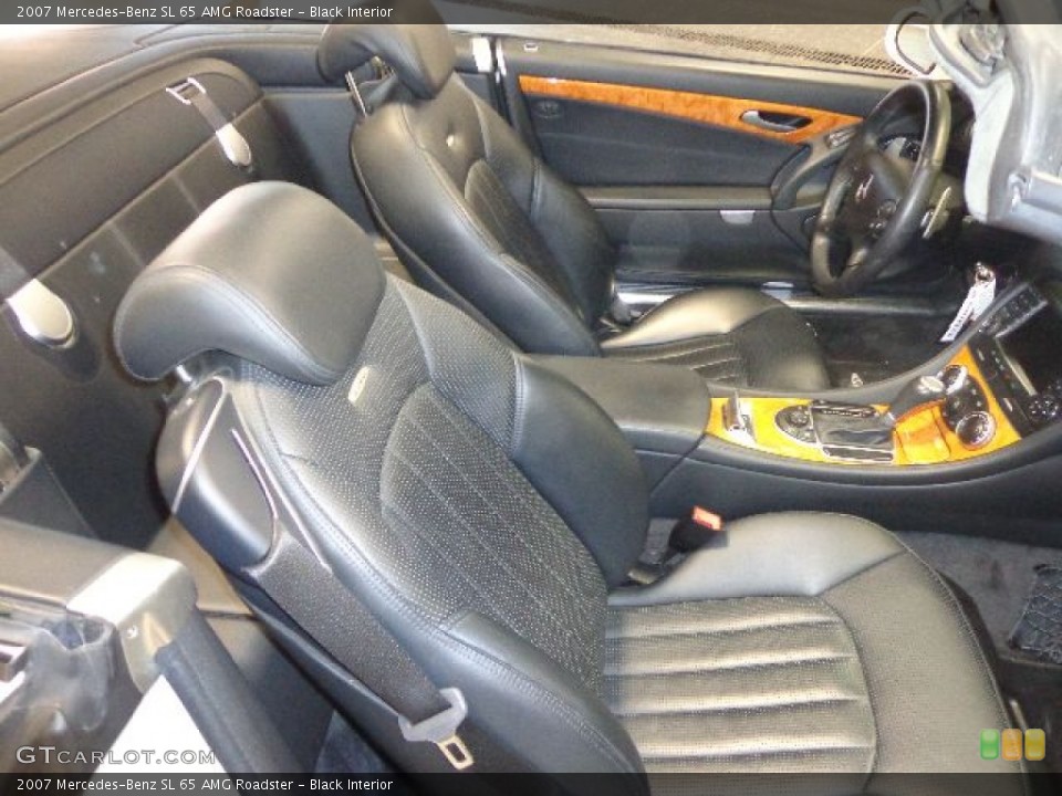 Black Interior Photo for the 2007 Mercedes-Benz SL 65 AMG Roadster #89973026