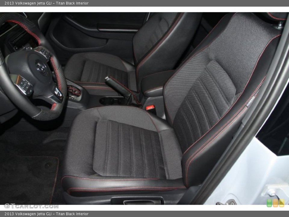 Titan Black Interior Front Seat for the 2013 Volkswagen Jetta GLI #89973291