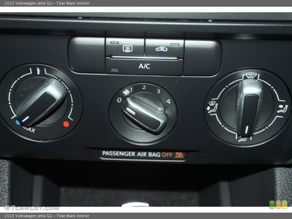Titan Black Interior Controls for the 2013 Volkswagen Jetta GLI #89973345