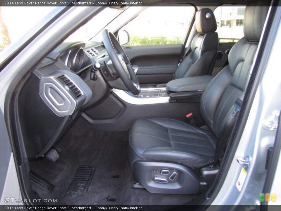 Ebony/Lunar/Ebony Interior Front Seat for the 2014 Land Rover Range Rover Sport Supercharged #89973717