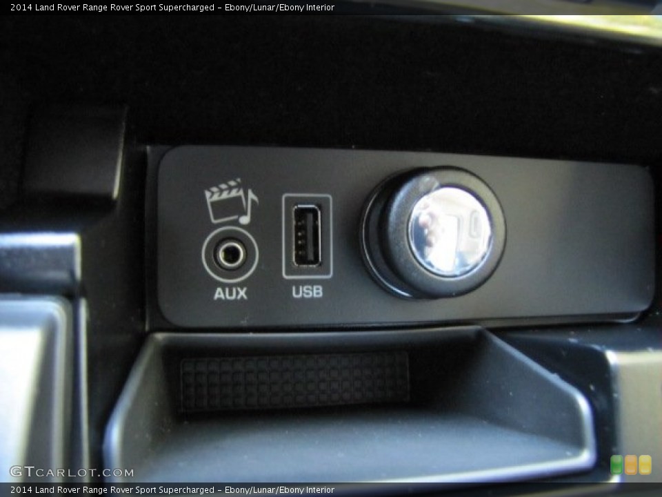 Ebony/Lunar/Ebony Interior Controls for the 2014 Land Rover Range Rover Sport Supercharged #89973972