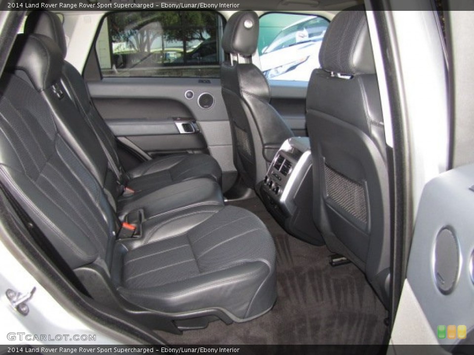 Ebony/Lunar/Ebony Interior Rear Seat for the 2014 Land Rover Range Rover Sport Supercharged #89974041