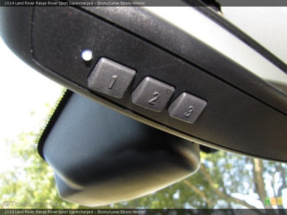 Ebony/Lunar/Ebony Interior Controls for the 2014 Land Rover Range Rover Sport Supercharged #89974209