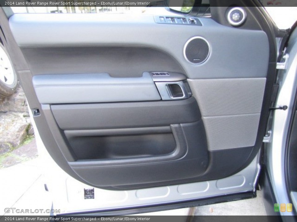 Ebony/Lunar/Ebony Interior Door Panel for the 2014 Land Rover Range Rover Sport Supercharged #89974233