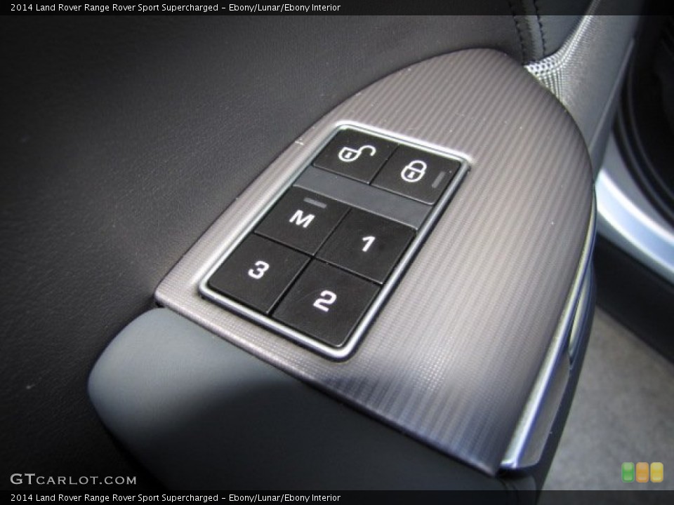 Ebony/Lunar/Ebony Interior Controls for the 2014 Land Rover Range Rover Sport Supercharged #89974242