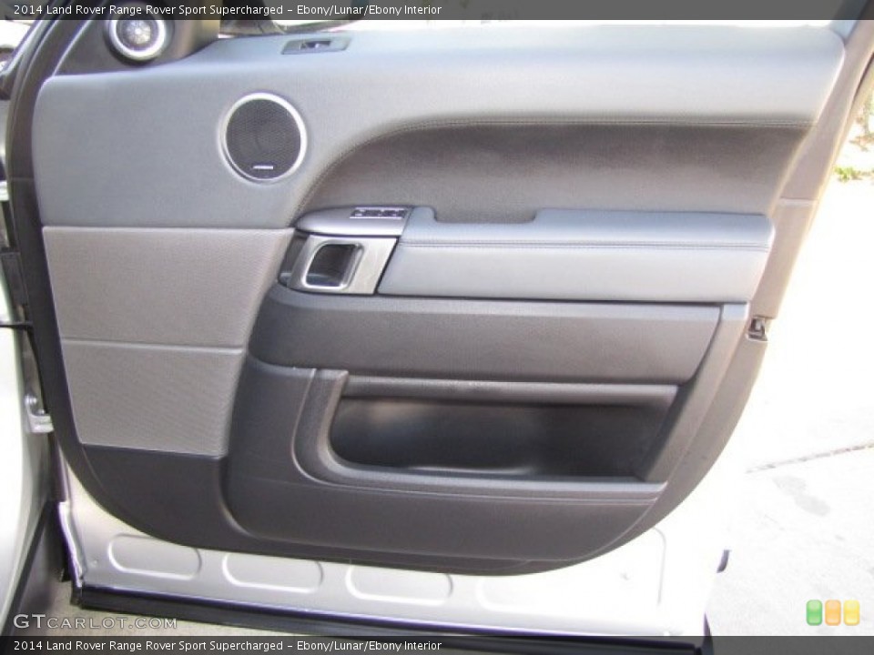 Ebony/Lunar/Ebony Interior Door Panel for the 2014 Land Rover Range Rover Sport Supercharged #89974293