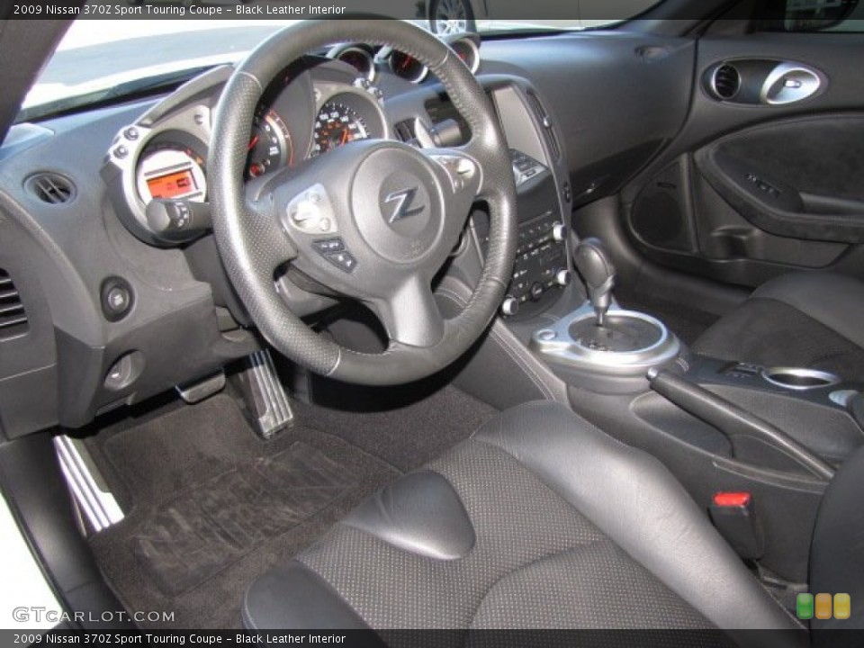 Black Leather Interior Photo for the 2009 Nissan 370Z Sport Touring Coupe #89974545