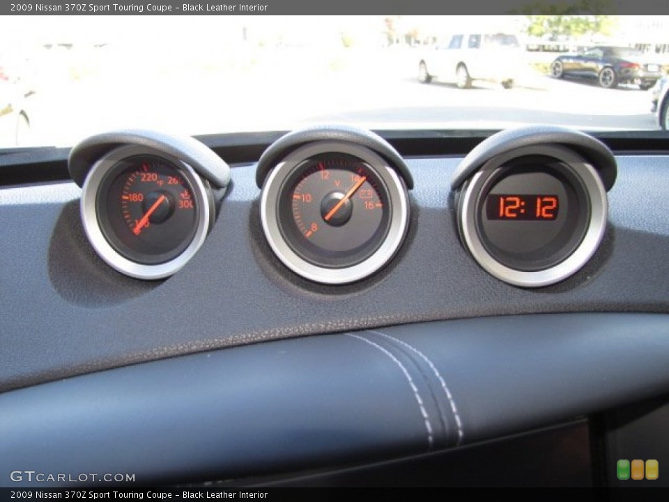 Black Leather Interior Gauges for the 2009 Nissan 370Z Sport Touring Coupe #89974599