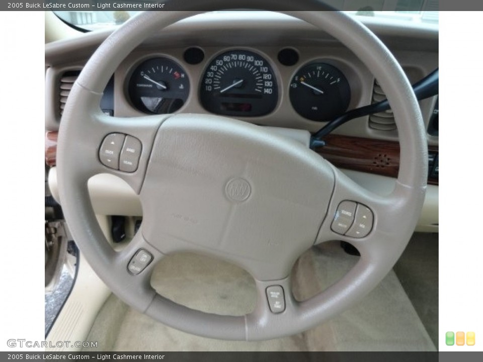 Light Cashmere Interior Steering Wheel for the 2005 Buick LeSabre Custom #89978961