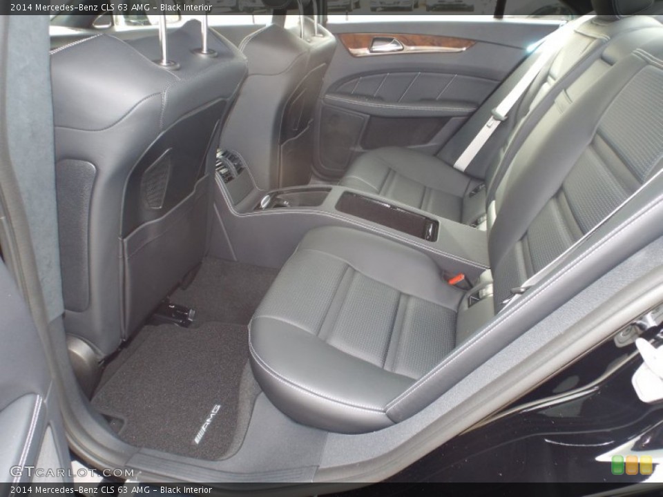 Black Interior Rear Seat for the 2014 Mercedes-Benz CLS 63 AMG #89981276