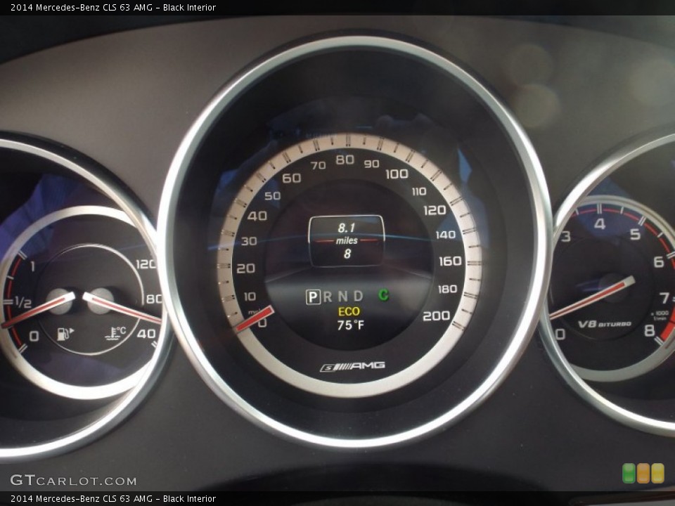 Black Interior Gauges for the 2014 Mercedes-Benz CLS 63 AMG #89981324