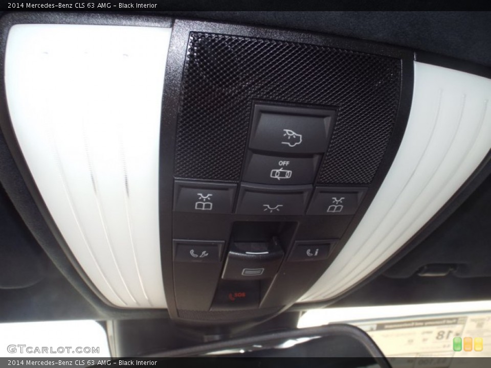Black Interior Controls for the 2014 Mercedes-Benz CLS 63 AMG #89981441