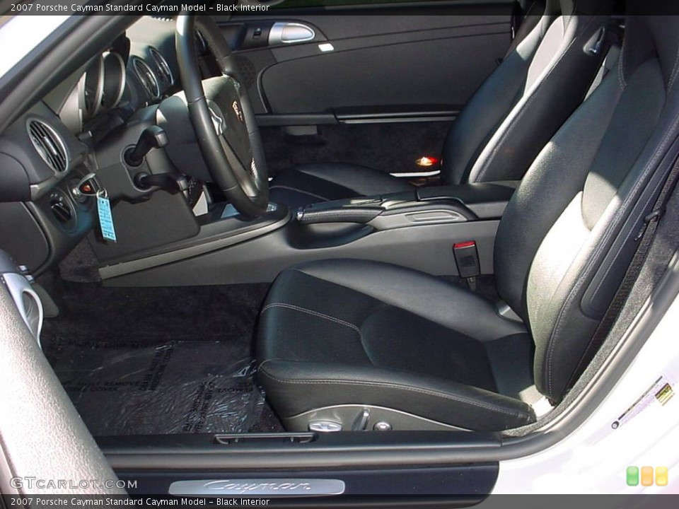 Black Interior Photo for the 2007 Porsche Cayman  #899827