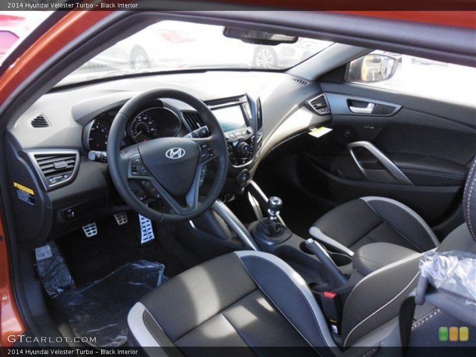 Black Interior Photo for the 2014 Hyundai Veloster Turbo #89984213