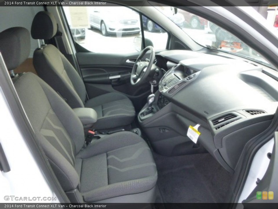 Charcoal Black Interior Front Seat for the 2014 Ford Transit Connect XLT Van #89986016