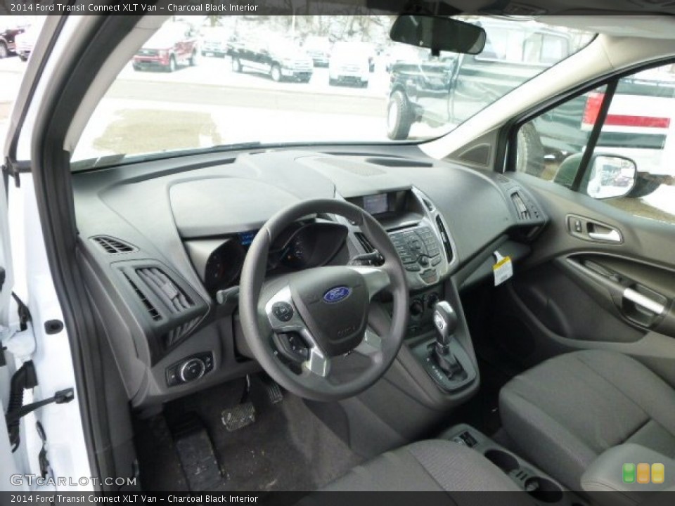 Charcoal Black Interior Prime Interior for the 2014 Ford Transit Connect XLT Van #89986154