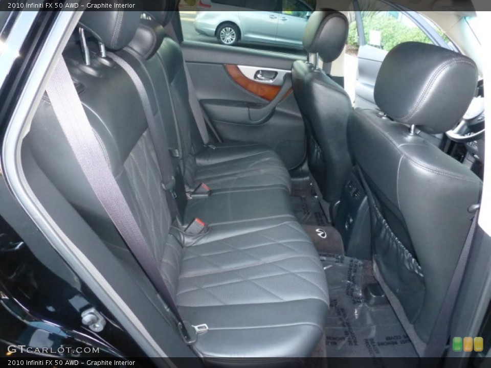 Graphite Interior Rear Seat for the 2010 Infiniti FX 50 AWD #89986730