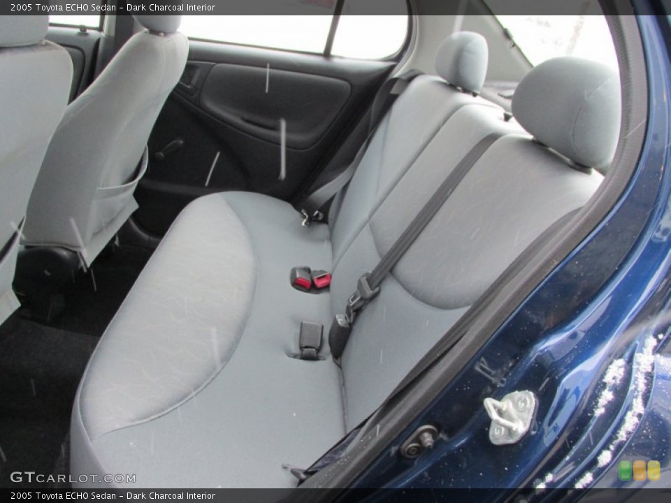 Dark Charcoal Interior Rear Seat for the 2005 Toyota ECHO Sedan #89990806