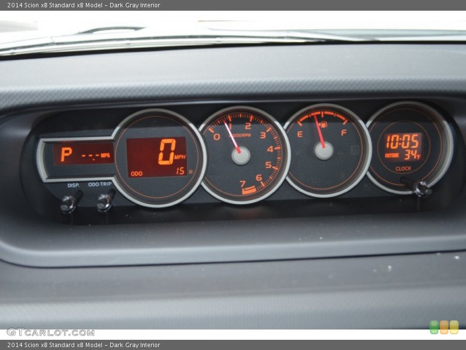 Dark Gray Interior Gauges for the 2014 Scion xB  #89993096
