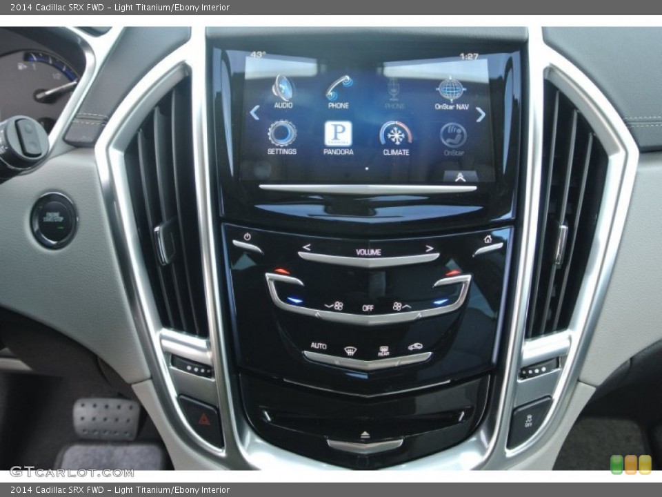 Light Titanium/Ebony Interior Controls for the 2014 Cadillac SRX FWD #89994949