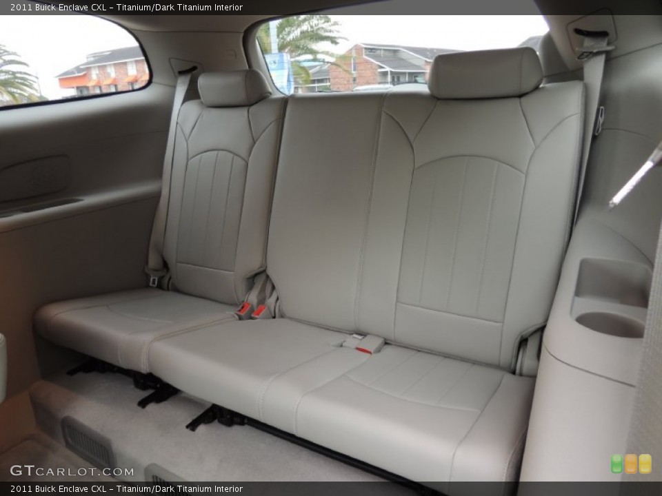 Titanium/Dark Titanium Interior Rear Seat for the 2011 Buick Enclave CXL #89997290