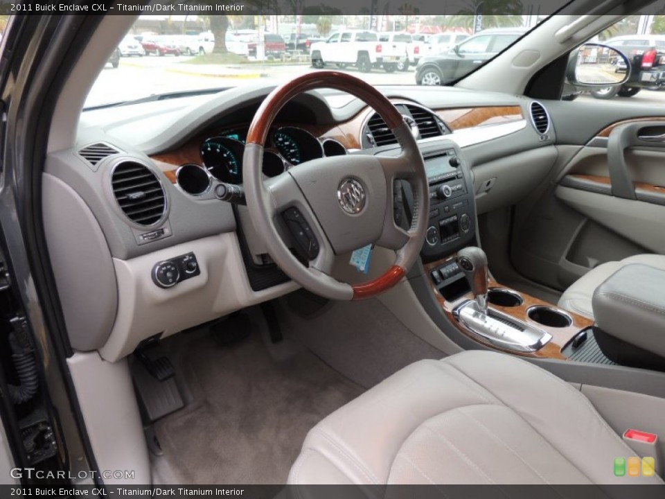 Titanium/Dark Titanium Interior Prime Interior for the 2011 Buick Enclave CXL #89997338