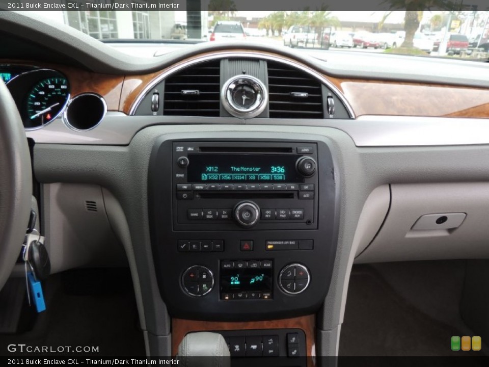 Titanium/Dark Titanium Interior Controls for the 2011 Buick Enclave CXL #89997488