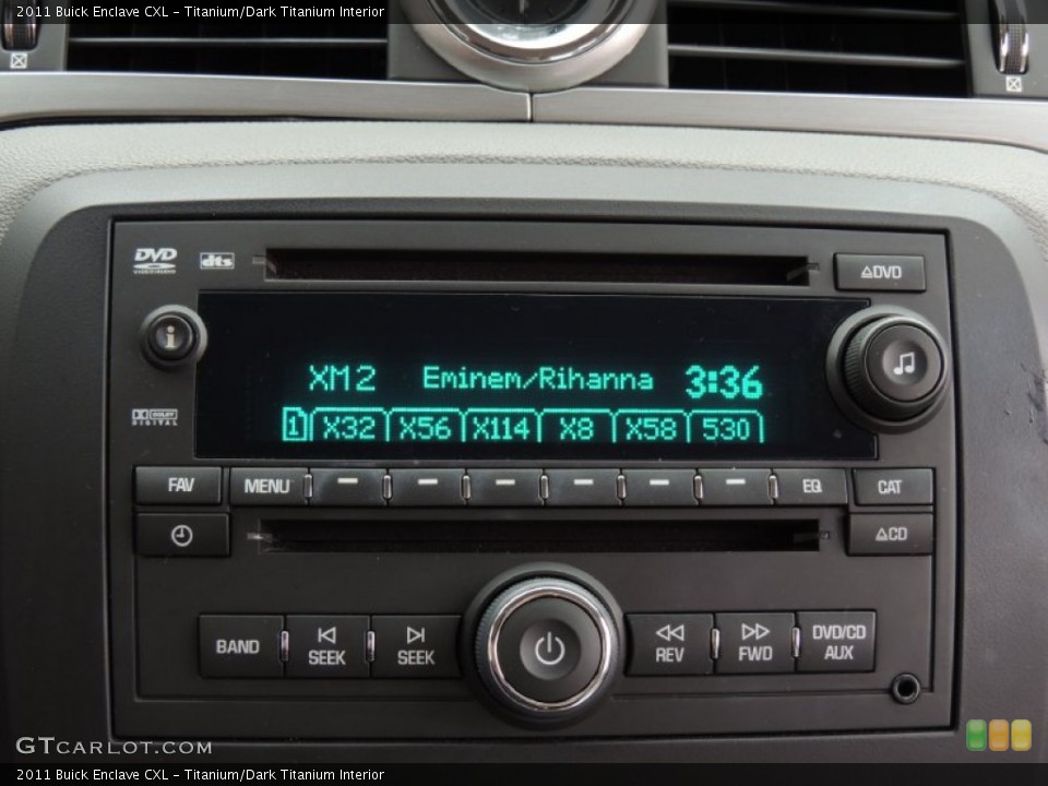Titanium/Dark Titanium Interior Audio System for the 2011 Buick Enclave CXL #89997512