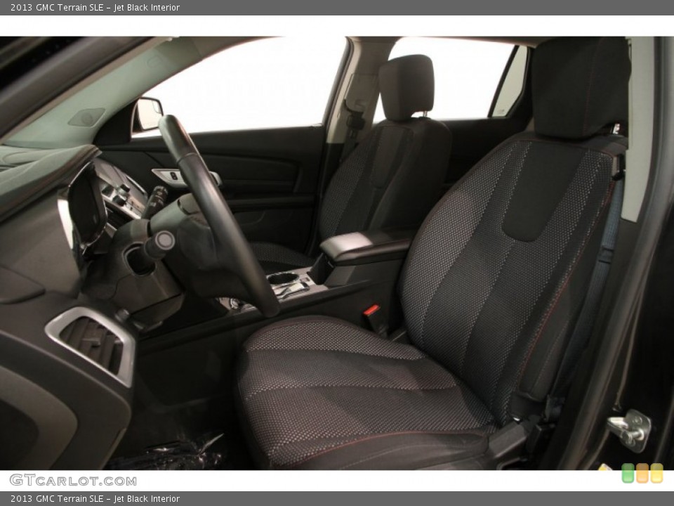 Jet Black Interior Front Seat for the 2013 GMC Terrain SLE #89998637