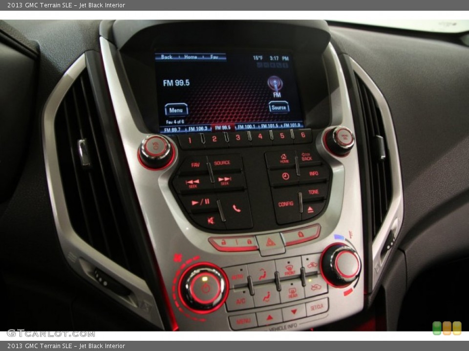 Jet Black Interior Controls for the 2013 GMC Terrain SLE #89998701