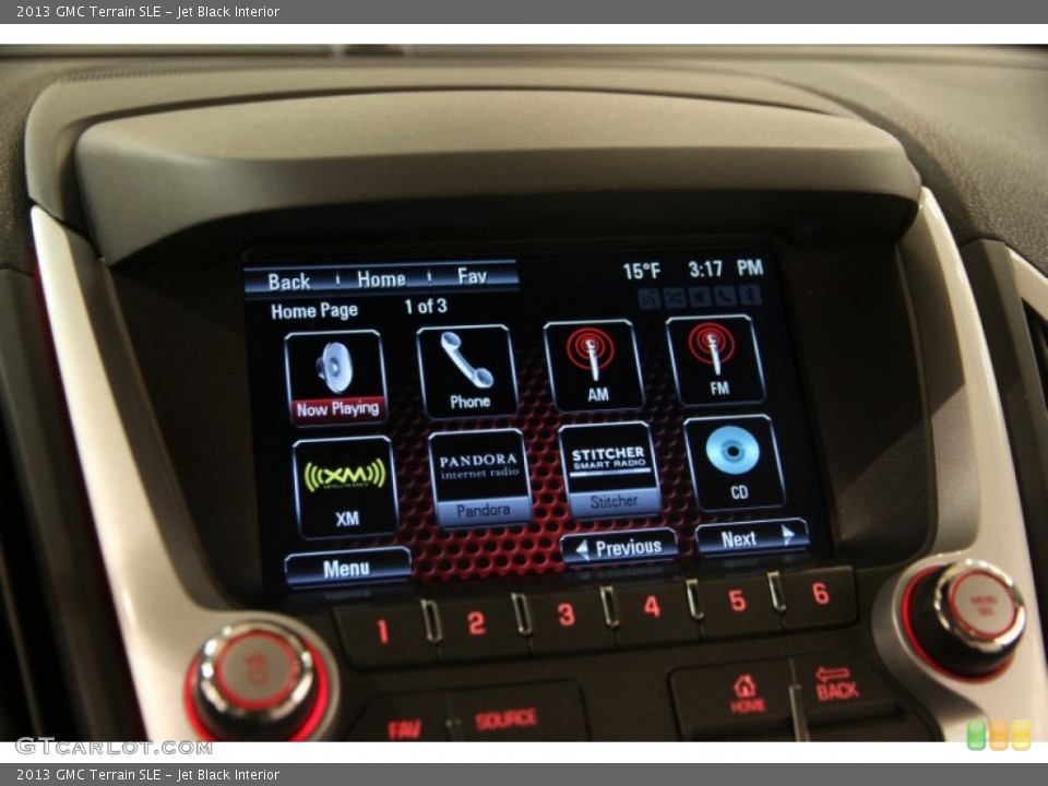 Jet Black Interior Controls for the 2013 GMC Terrain SLE #89998745